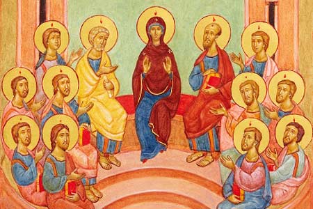 7 Niedziela Wielkanocna - Maryja i apostołowie - Polska Parafia Londyn - Rok A