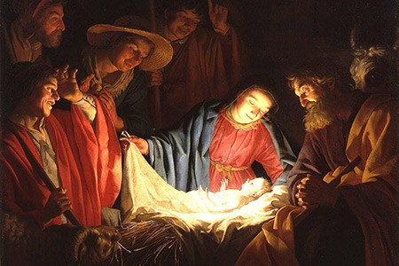 Adoracja Pasterzy - Gerard van Honthorst - Polska parafia Londyn