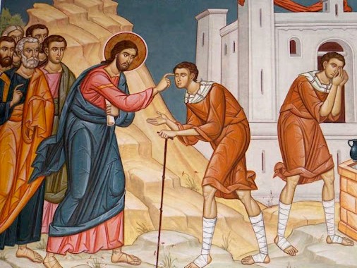 Jezus uzdrawia slepego Bartymeusza - Polska Parafia w Londynie